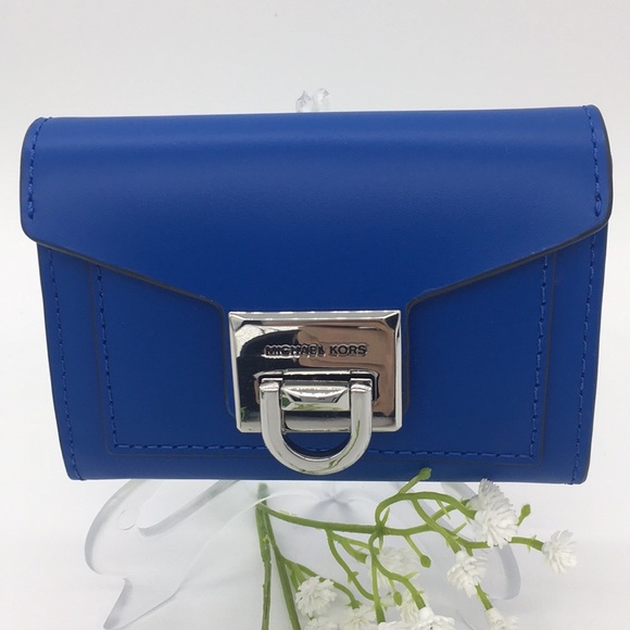 Michael Kors Manhattan SM Flap Wallet Leather - Picture 2 of 8